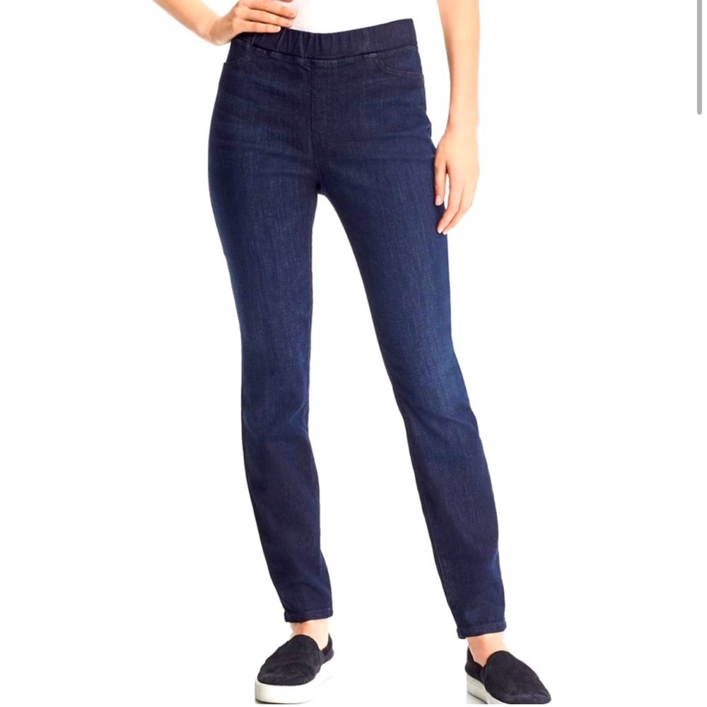 Eileen Fisher Petite Organic Cotton-Blend Pull-On Jeggings SP